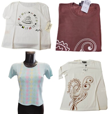 Stock Women Bulk Lot of T-Shirts Short Sleeves Pret-a-Porter