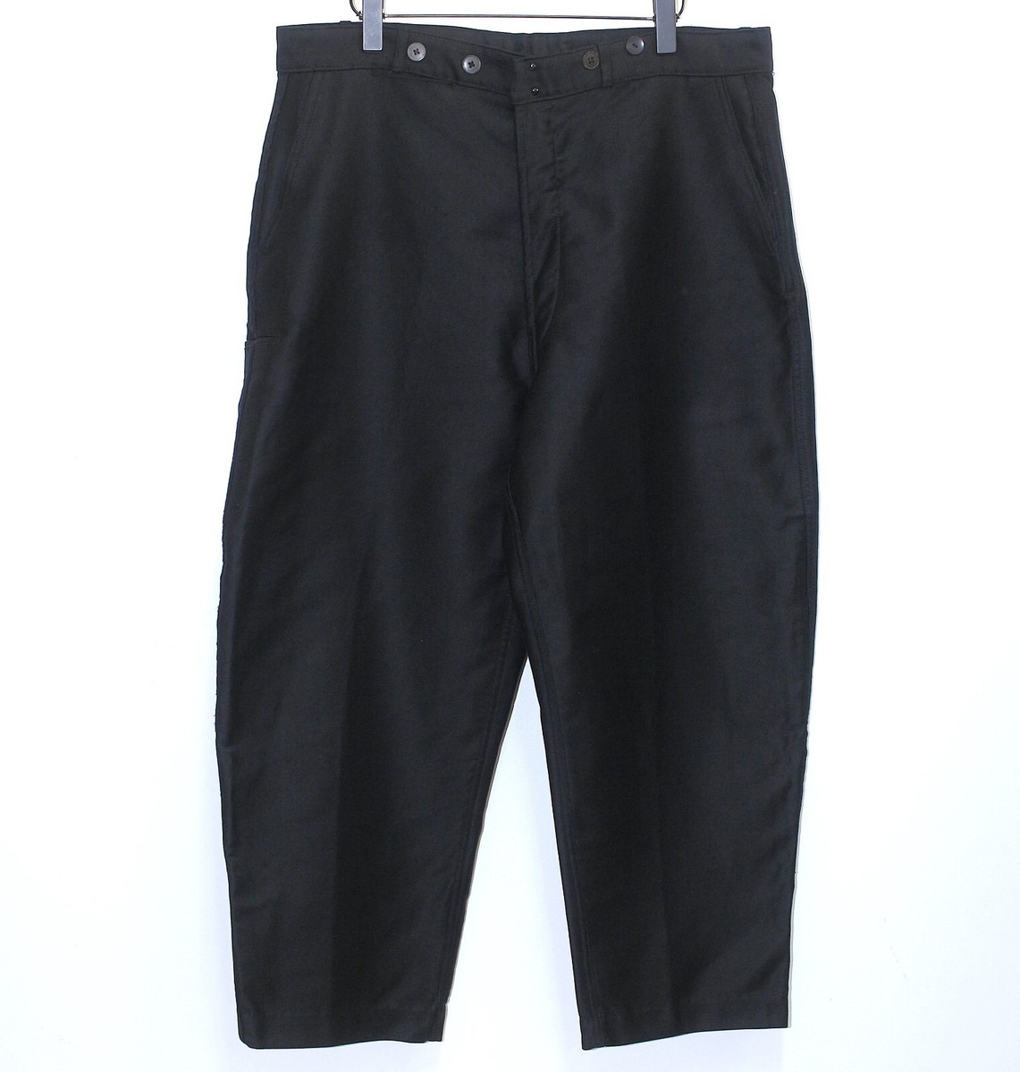 Adolphe Lafont Moleskin Pants 60’s~ French 1960s Black Moleskin Work Chore Peasant Pants ADOLPHE