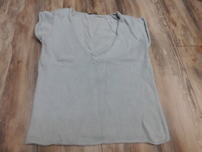 SISLEY LIGHT BLUE TOP SIZE LARGE