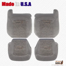 2000 2001 2002 Chevy Tahoe Driver Passenger Cloth Replacement Seat Cover Gray