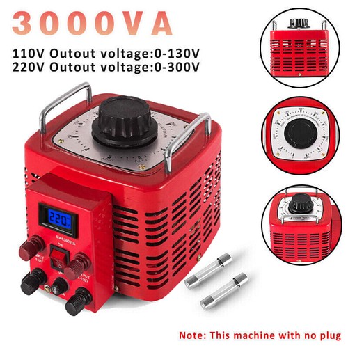 110/220V 0-130V/300V 3KVA Variac Variable Voltage Regulator Adjustable Voltage - Picture 11 of 15