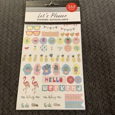 New Let s Planner Calendar Stickers 265 Pieces B41