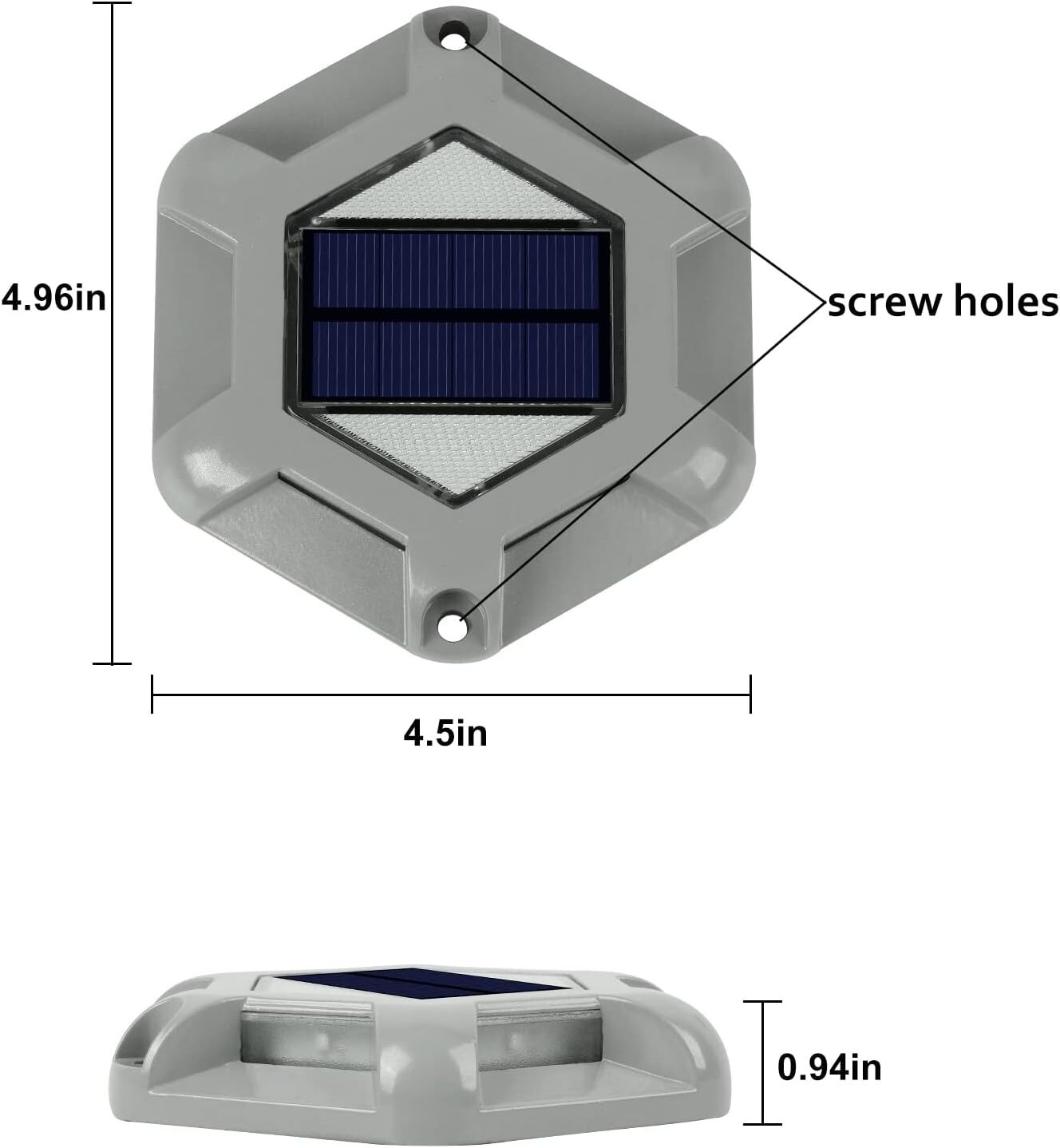 12 Pack Solar Deck Lights Outdoor Solar Driveway Dock Lights Step Lights