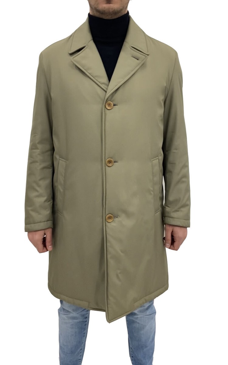 Trench Giaccone Beige Uomo Giaccone Trench Spolverino Uomo