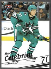 Macklin Celebrini 2025-2026 Fleer Ultra Hockey #109 🇨🇦 San Jose Sharks MVP