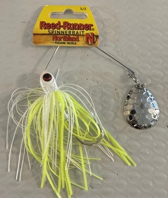 Reed-runner Spinnerbait Northland Tackle 1/2 White/green