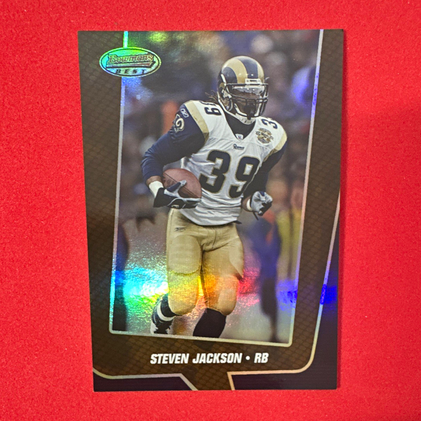 Topps 2005 Bowman's Best Steven Jackson St. Louis Rams #49 Bronze /199