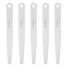 5pcs Metric Thickness Feeler Gauge 0.7mm Single Blade Oval Feeler Gauges