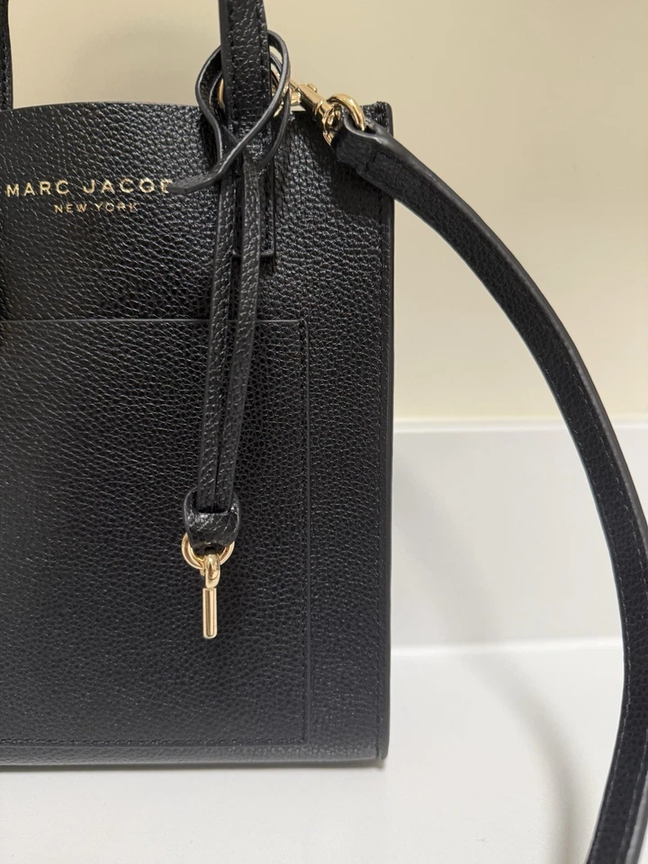 Bolso Bandolera Marc Jacobs Micro Mini - Cuero Negro NYC 260 Muestra Venta Foto 4 de 4