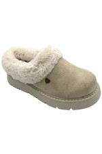 Skechers Women's Bobs Keepsakes Lite Slippers Cozy Blend Off White