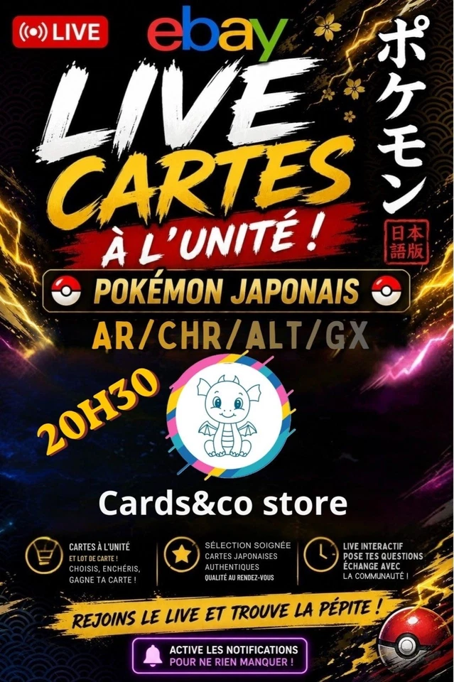 Cartes à l’unité Pokémon japonais 🇯🇵🔥🔥