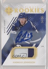 2018-19 Ultimate Collection Rookies 24/99 Andreas Johnsson #65 Patch Auto 2u9