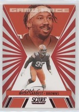 2021 Score Game Face Red Myles Garrett #GF8 0l4h