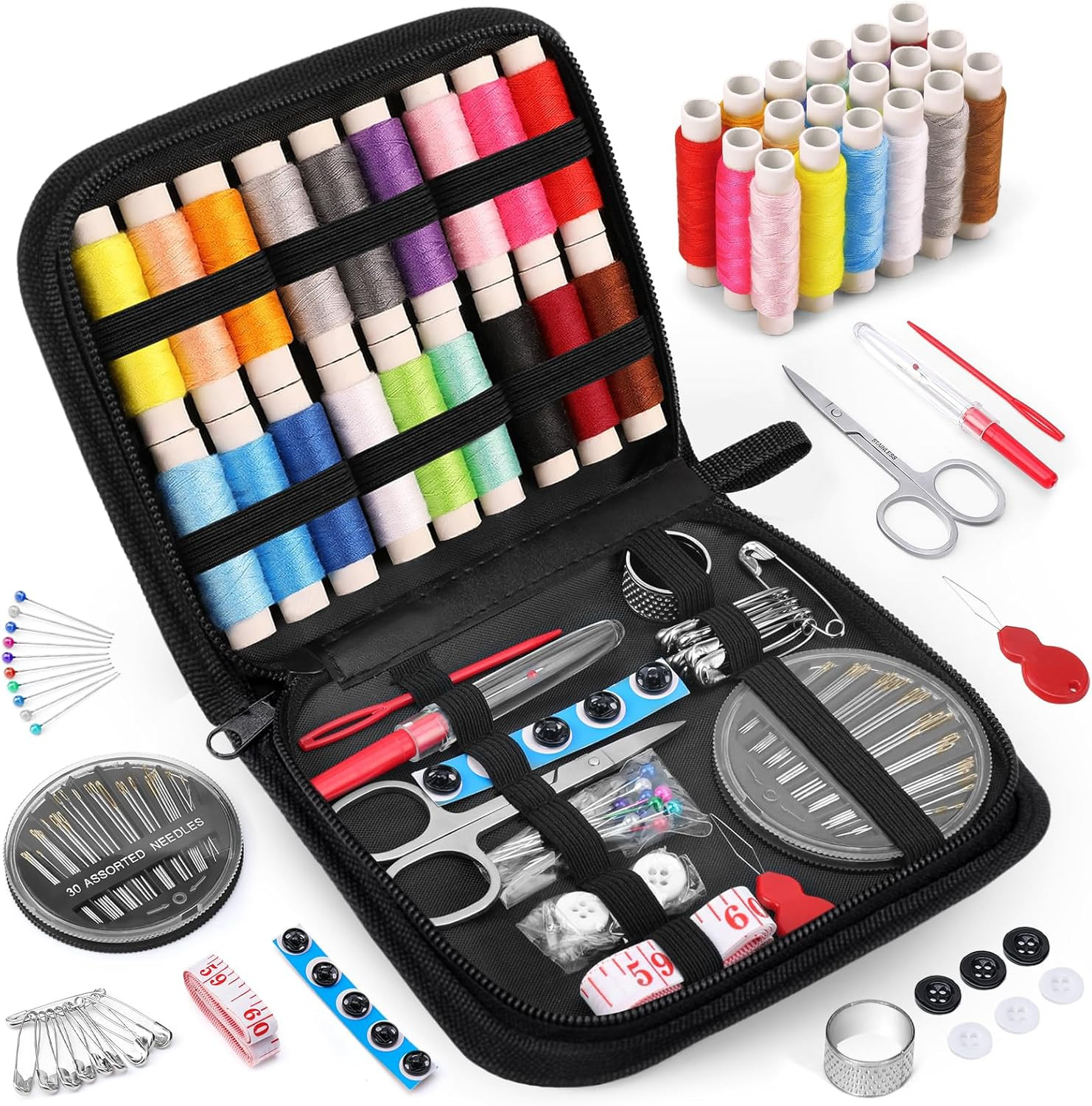 Kit De Coser Suministros De Costura De Emergencia Para Adultos