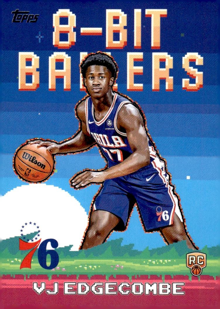 2025-26 Topps #8B-33 VJ Edgecombe 8-Bit Ballers