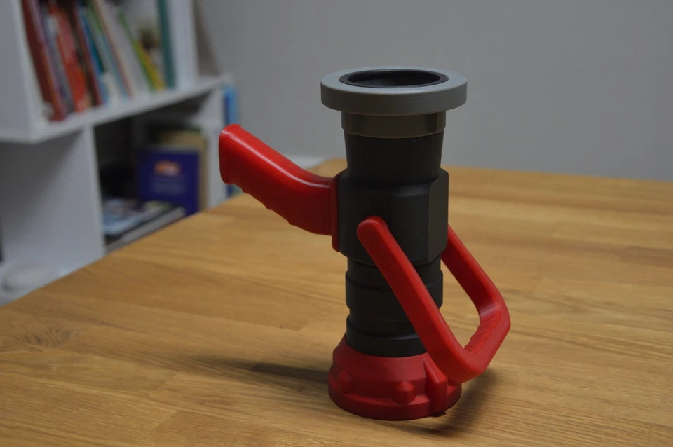 Feuerwehr Stiftehalter Hohlstrahlrohr – 3D-Druck Design – Geschenkidee - Bild 2 von 3