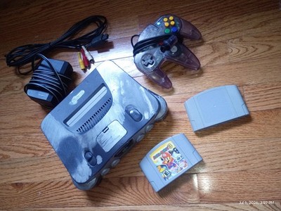 Nintendo 64 N64 Console Bundle with Controller and Games Cables Tested Working