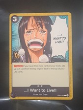 I Want to Live!! One Piece Memorial Collection Card TCG English EB01-050