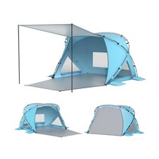 Elegear Beach Tent Sun Shelter with Canopy, CumbreX 4-6 Person Pop Up Bea