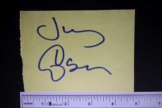 JAMES COBURN (1928 2002) (GREAT ESCAPE AFFLICTION) AUTOGRAPH ALBUM PAPER