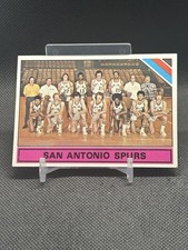 1975-76 Topps basketball San Antonio Spurs team George Gervin card #327 EX 🏀