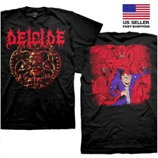New Sale Deicide Medallion Double-Sided Legion Death Metal T-Shirt badhabitmerch