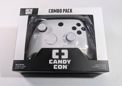 Candy Con Combo Pack   ARCTIC WHITE   Faceplate, Thumbsticks and D-Pads