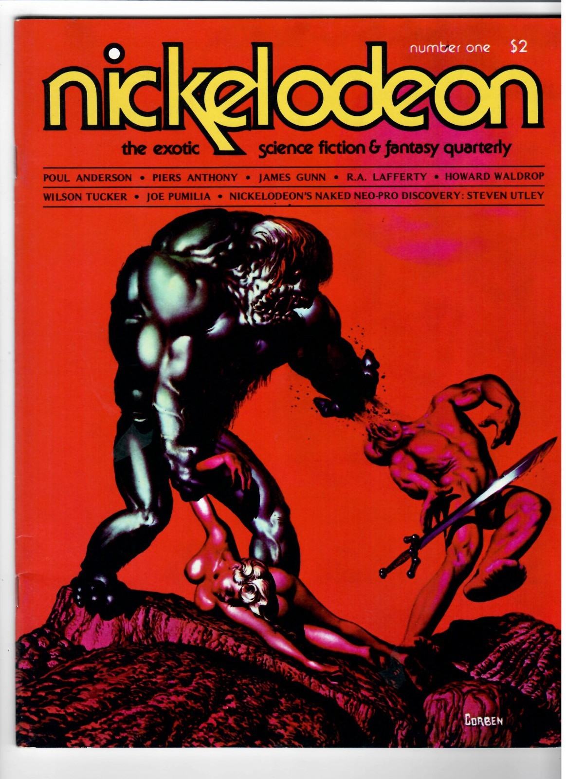 Rivista NICKELODION Scienza #1 Richard Corben, 1975