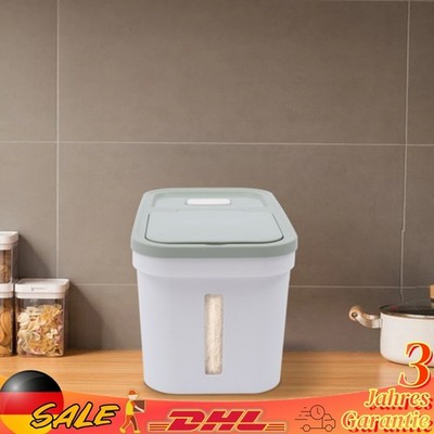 Large Rice Storage Container 10kg Food Flour Airtight Box Rice Dispenser mit Cup