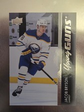 2021-22 Upper Deck UD Young Guns YG Jacob Bryson Rookie Card RC #248 Sabres. rookie card picture