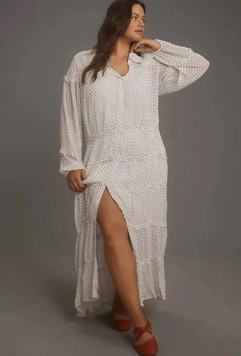 Polka Dot Long Sleeve Casual Maxi Dresses for Women for sale | eBay