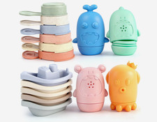 Baby Bath Toys for Kids Ages 1-3, 15 PCS Mold Free Bath Toys for Toddlers 2-4...