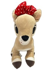 Rudolph The Red Nosed Reindeer CLARICE PLUSH 10" MUSICAL LIGHT UP CHEEKS Tested