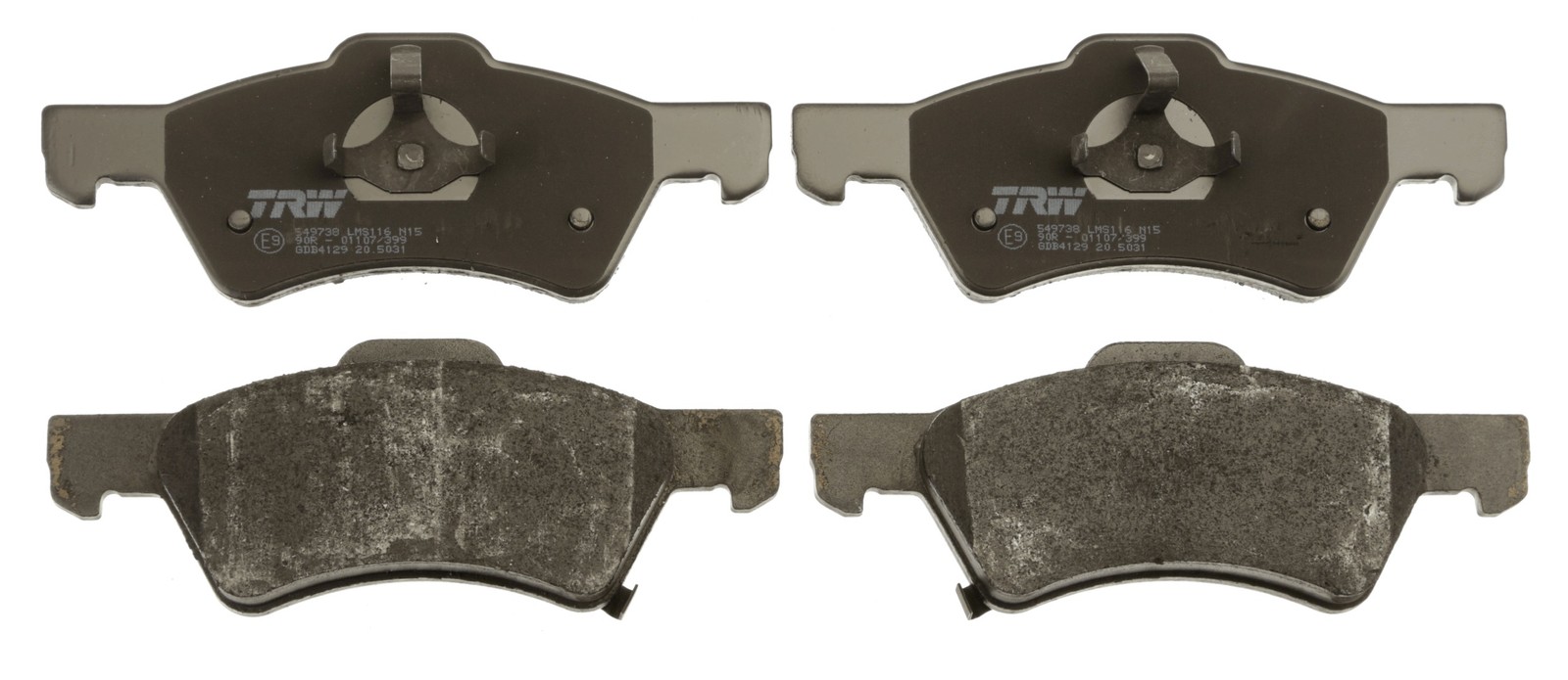 2x ✅Fits TRW GDB4129 BRAKE PAD SET, DISC BRAKE  ⭐UK Seller⭐