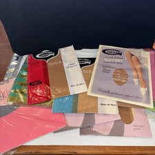 Assorted Lot of 9 Vintage Pairs of All Nylon Stockings