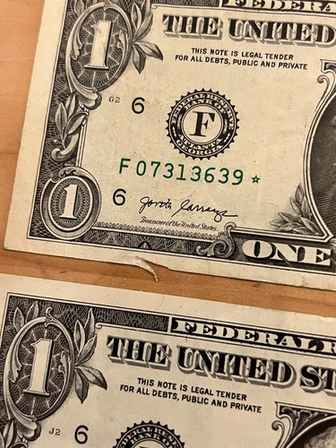 $32 WORTH OF STAR NOTES 2013 2017 2021 - TWO $10s, ONE $5, and SEVEN $1s - Picture 11 of 18