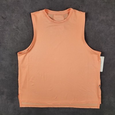 Wrangler ATG Tank Top Womens Large Peach Relaxed Performance Wicking Hiking Yoga