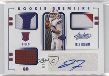 2020 Absolute Rookie Premiere Materials Spectrum 97/99 Jake Fromm #205 Auto 1gk6
