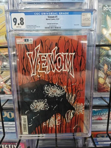 VENOM #1 (2021) - CGC GRADE 9.8 - PEACH MOMOKO VARIANT 1ST FULL APP MERIDIUS