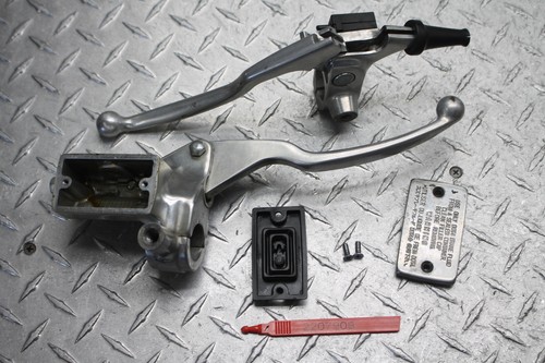 1997 SUZUKI LS650P SAVAGE FRONT BRAKE MASTER CYLINDER & CLUTCH PERCH W/ LEVERS