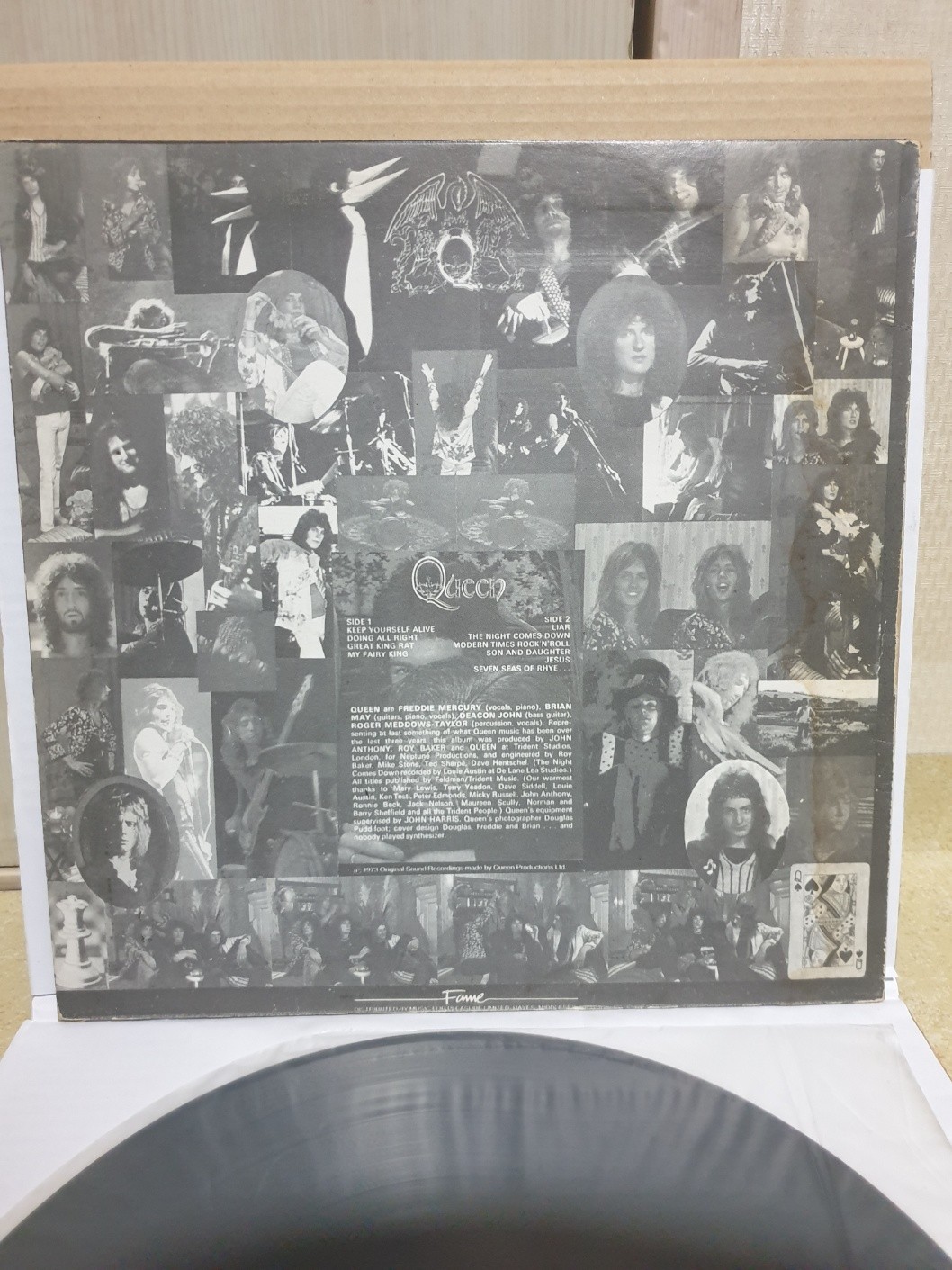 Queen Queen Self-titled lp Korea Edition cover Rare ONLY