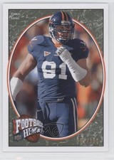 2008 Upper Deck Football Heroes Rookie Heroes Green 291/350 Chris Long #121 0i0