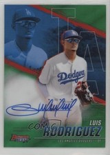 2021 Bowman's Best of Green Refractor 73/99 Luis Rodriguez #B21-LRZ Auto 1n8a
