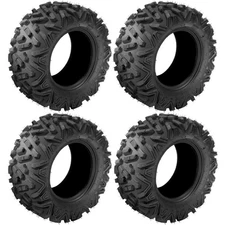 LEADZM Set of 4 ATV UTV Tires 25x8-12 Front & 25x10-12 Rear, 6PR