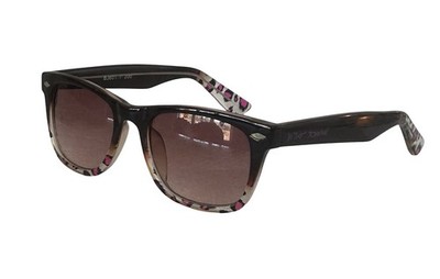 Betsey Johnson Round Sunglasses Leopard Brown Frame Black Lens SR1122 Betsey Johnson round animal print black | Mercari main image 4