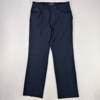 Alberto Ceramica 5-Pocket Pants Mens 32x31 Dark Navy Comfort-Fit Stretch Preppy