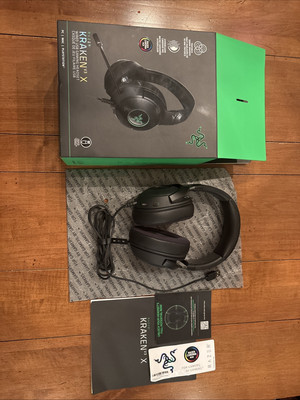 Razer Kraken V3 X Wired Gaming Headset for PC/Playstation/Mac W/Razer Chroma RGB