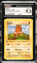 Diglett 47/102 Base Set (Shadowless) 1st Edition