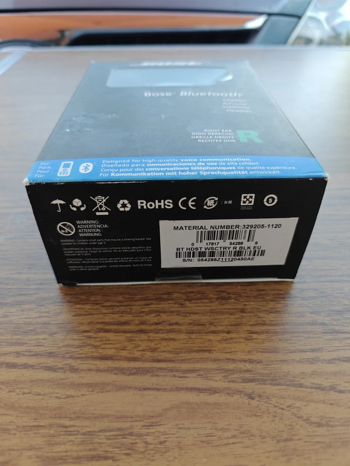 New Bose Bluetooth Headset 1st Gen R Right Ear Bud Noise Reject Mic - Image 4 of 4