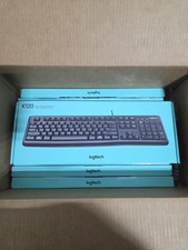 LOT OF 37 NEW Logitech K120 Wired Keyboard fo...